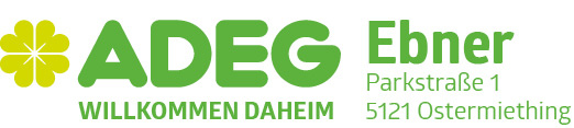 Logo ADEG Ebner – regionaler Partnerbetrieb der Imkerei Herndl