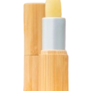Lippenbalsam in der Holzhülse