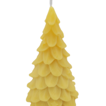 Bienenwachskerze Tannenbaum groß